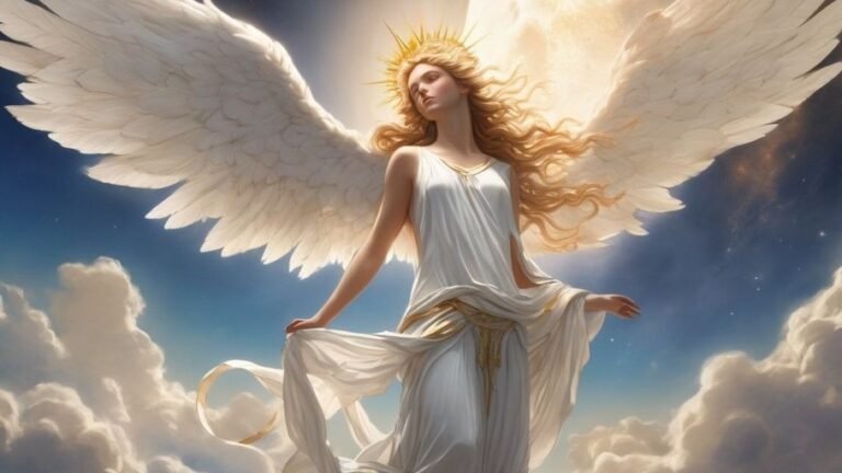 angelic figures in celestial setting