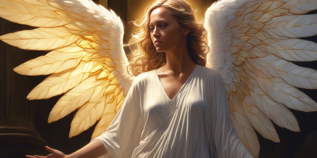 angel wings transformation spiritual light