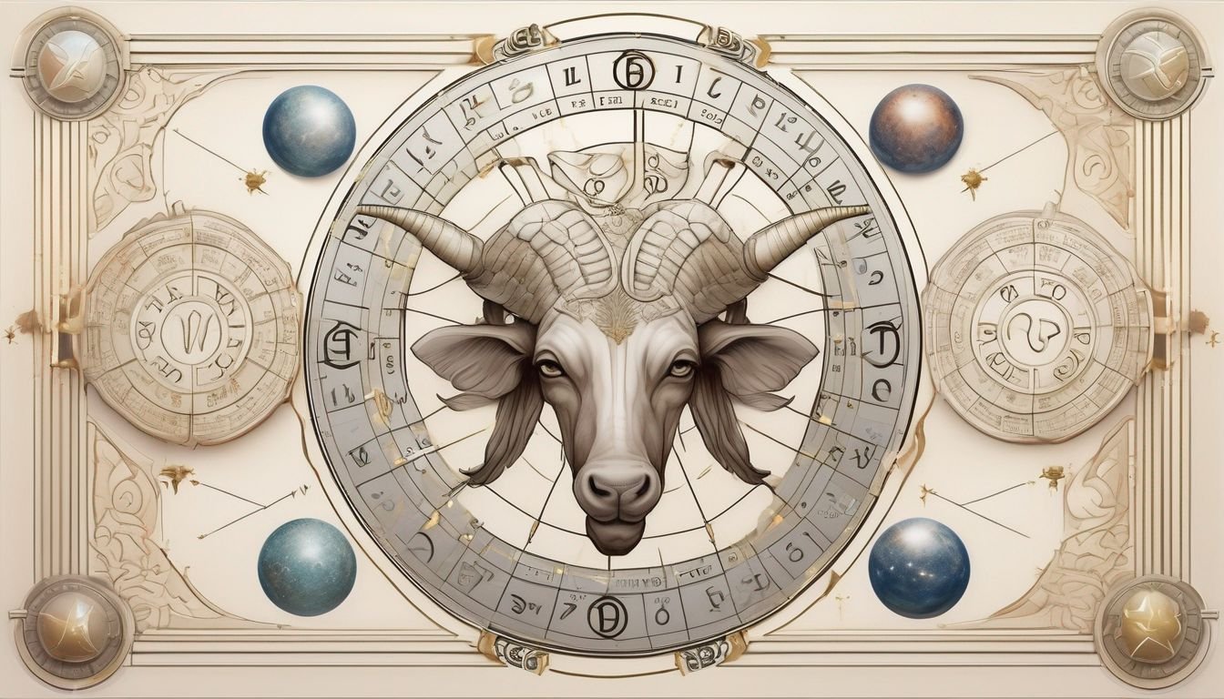 Gemini zodiac sign illustration with astrological symbols and June calendar