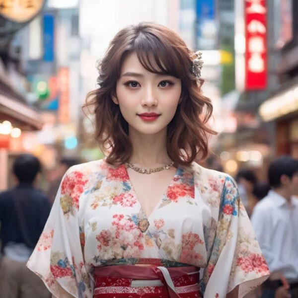 Beautiful Japanese woman