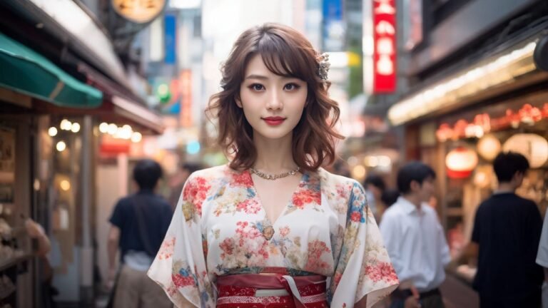 Beautiful Japanese woman