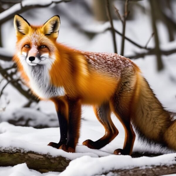 fox in forest