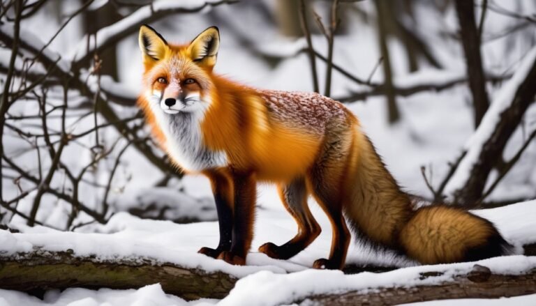 fox in forest